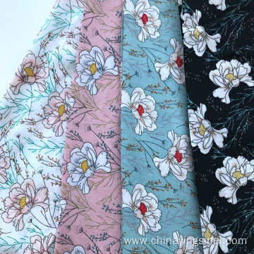 New Design Floral Print Rayon Stock Lot Fabric